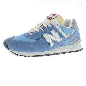 New Balance 574 Men’s Size 8 Sneakers Shoes Blue Laguna/Sea Salt Womens Size 9.5